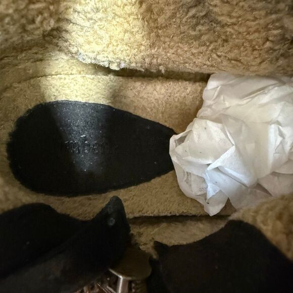 Timberland Women’s black leather suede tall boot size 7 side zip - Picture 13 of 14